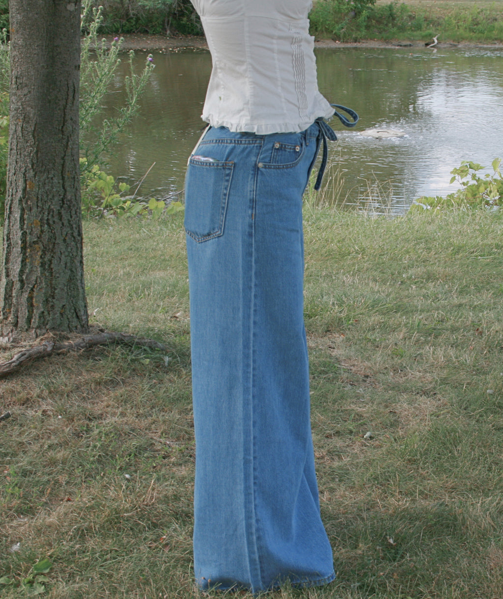 Jessie Wide Leg Denim Jeans