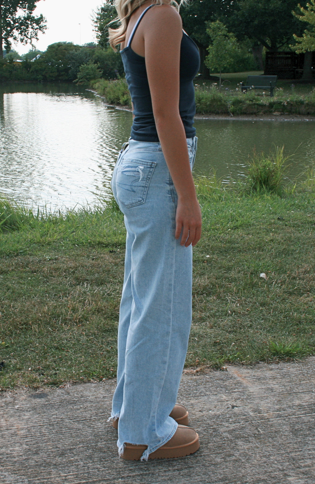 AE Dreamy Drape Baggy Wide Leg