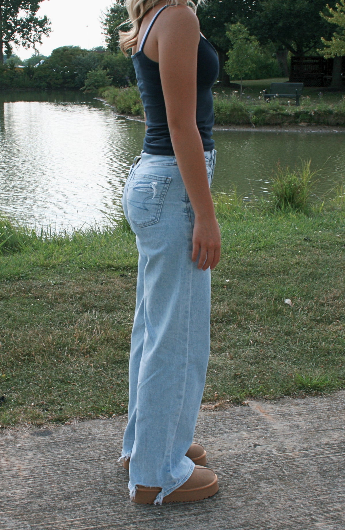 AE Dreamy Drape Baggy Wide Leg