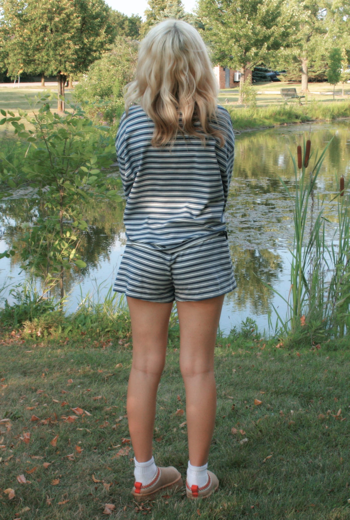 Sail Away Stripe Shorts