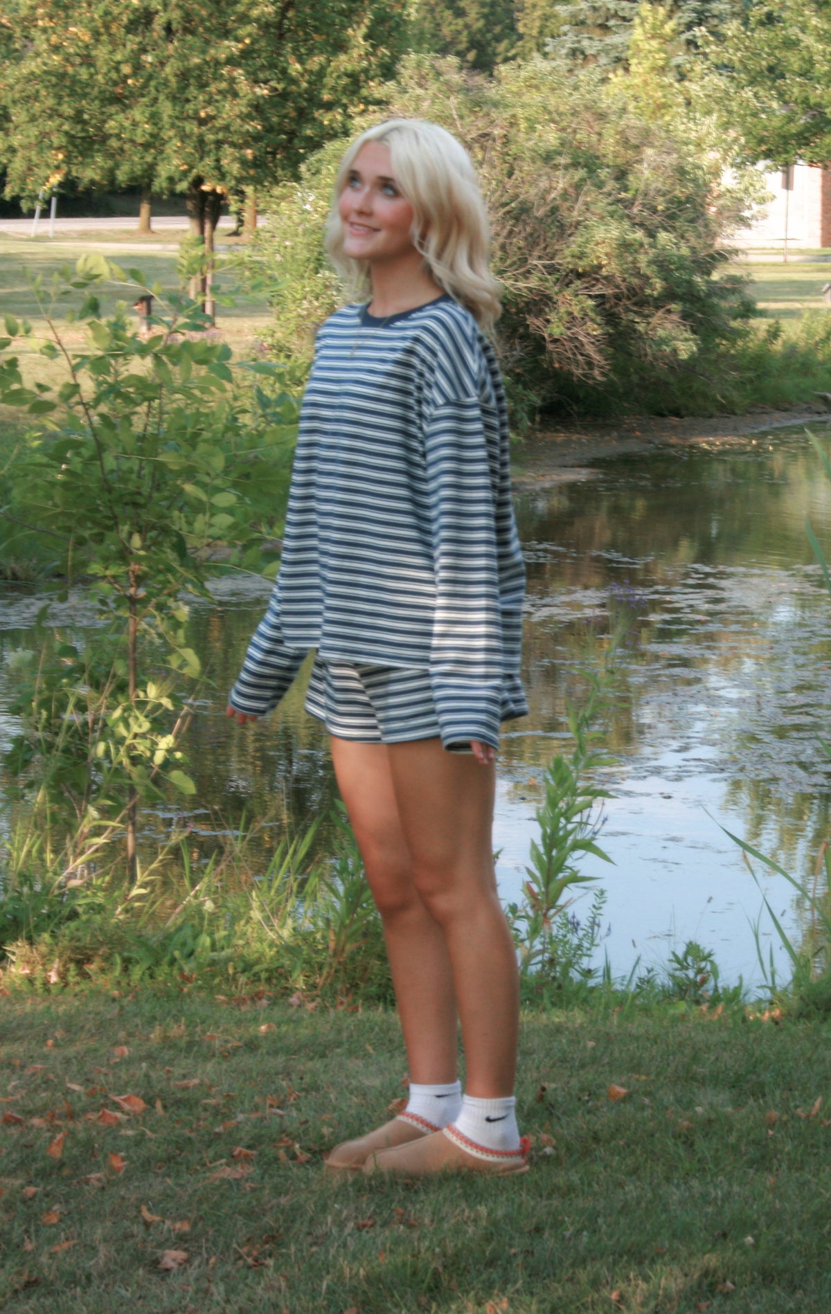 Sail Away Stripe Shorts