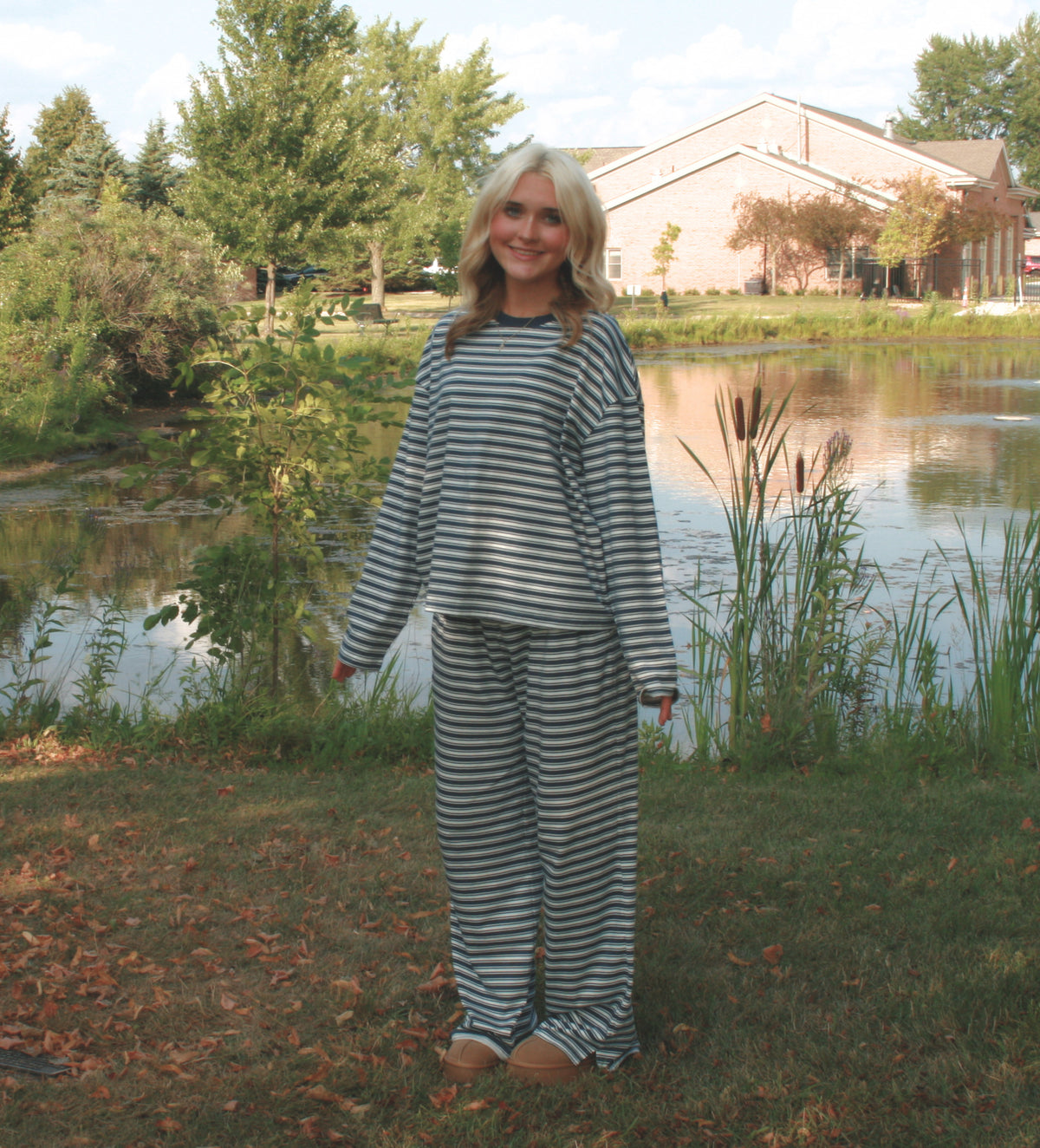 Sail Away Stripe Pants