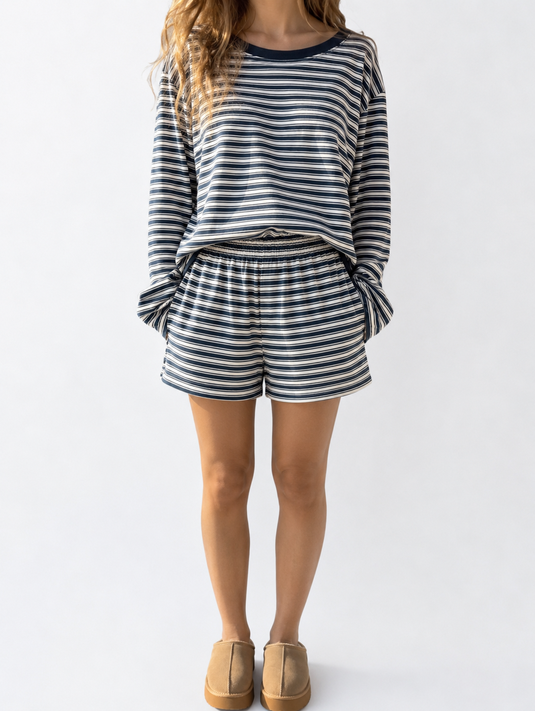 Sail Away Stripe Shorts