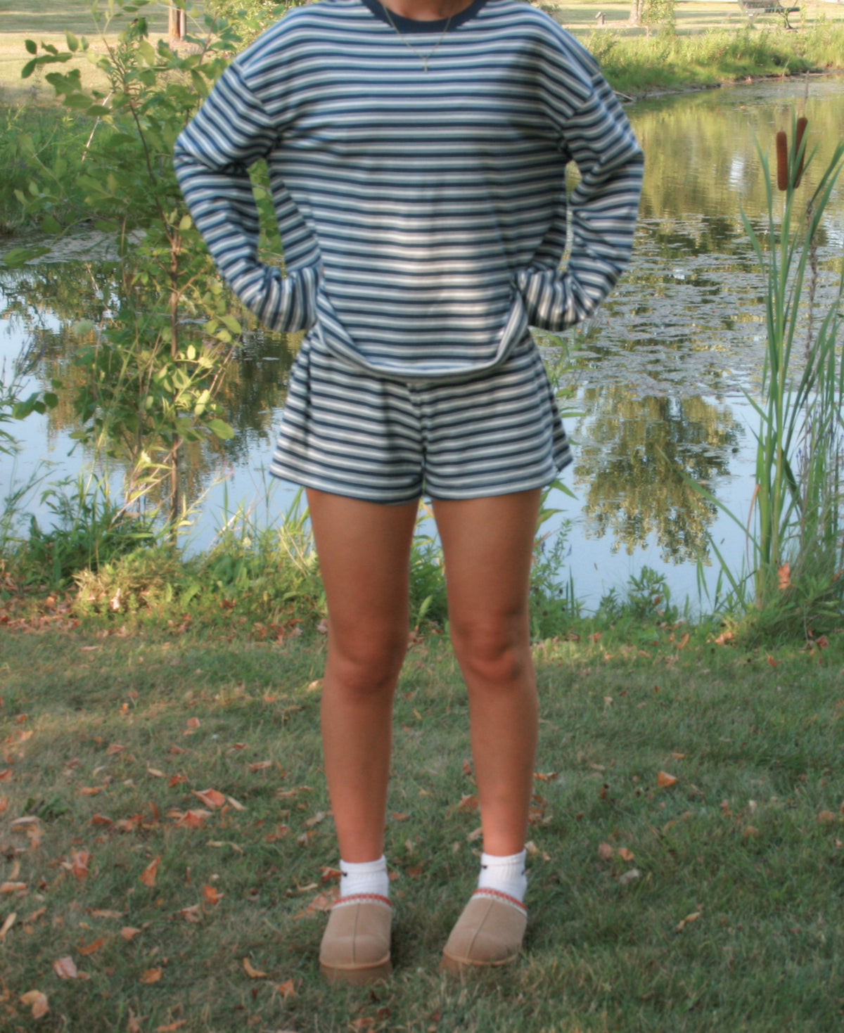 Sail Away Stripe Shorts